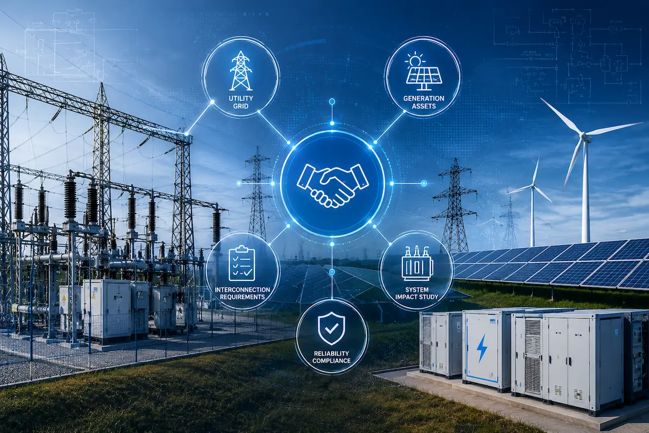 POI Interconnection Engineering: The Complete Guide to Connecting Generation to the Grid