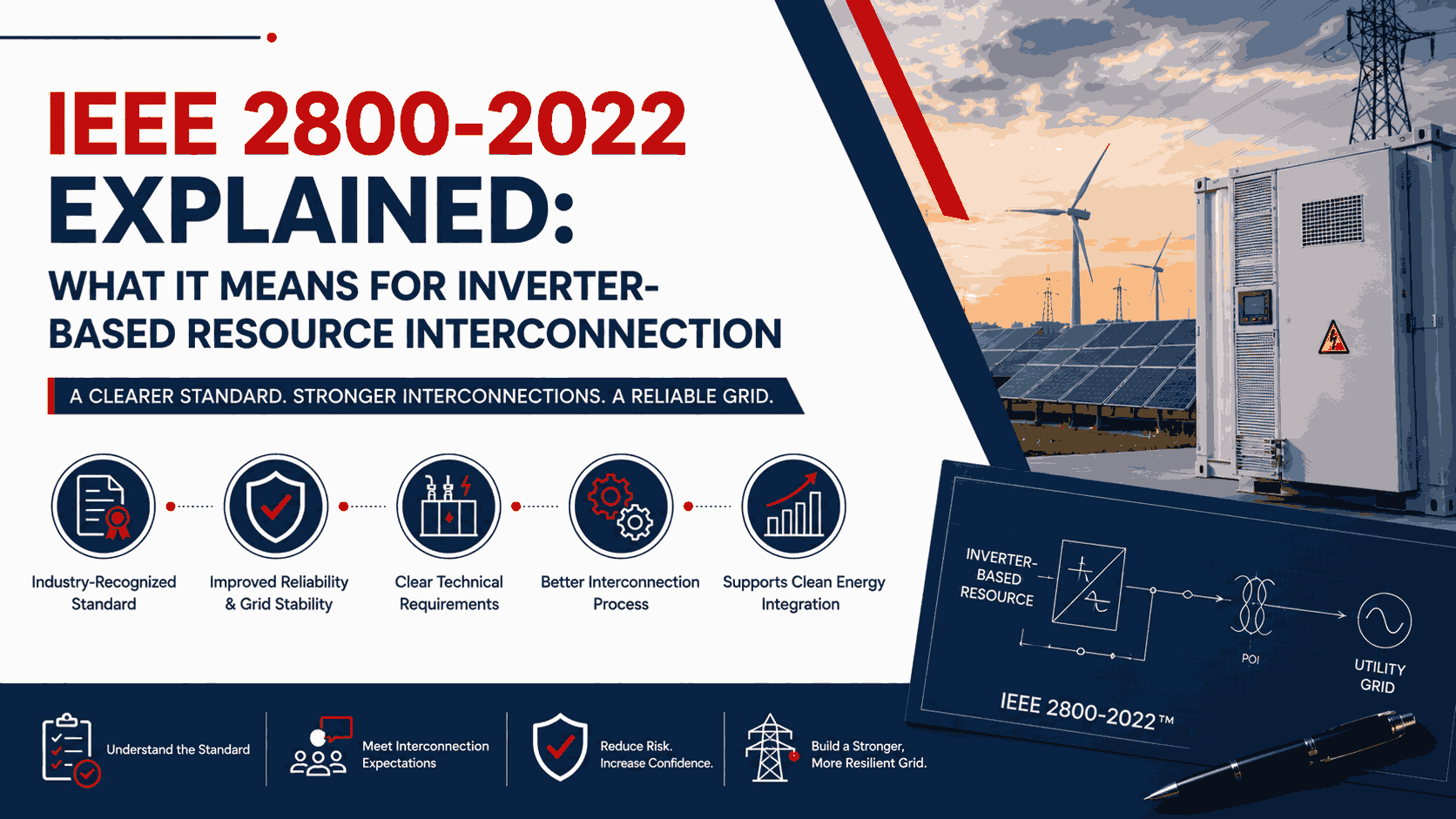 IEEE 2800-2022 Explained: What It Means for Inverter-Based Resource Interconnection