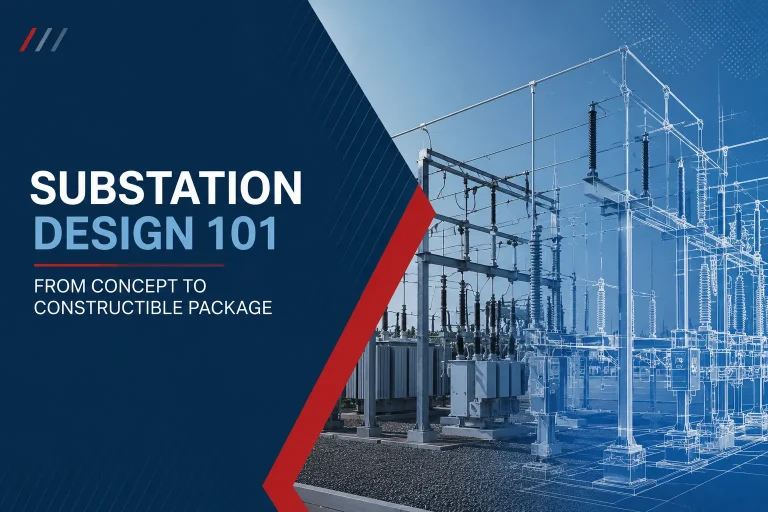 Substation Design Process 101: From Concept to Constructible Package