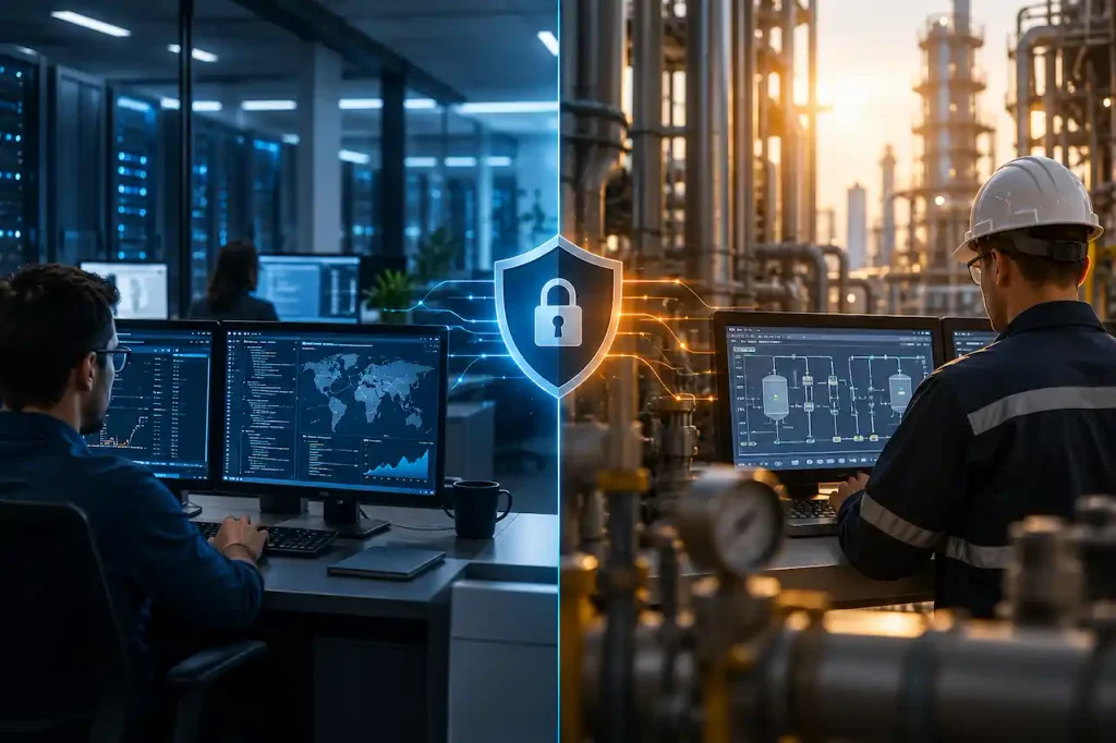 IT and OT security protecting digital and industrial systems