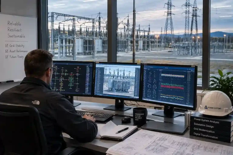 Digital twin technology for power system asset performance
