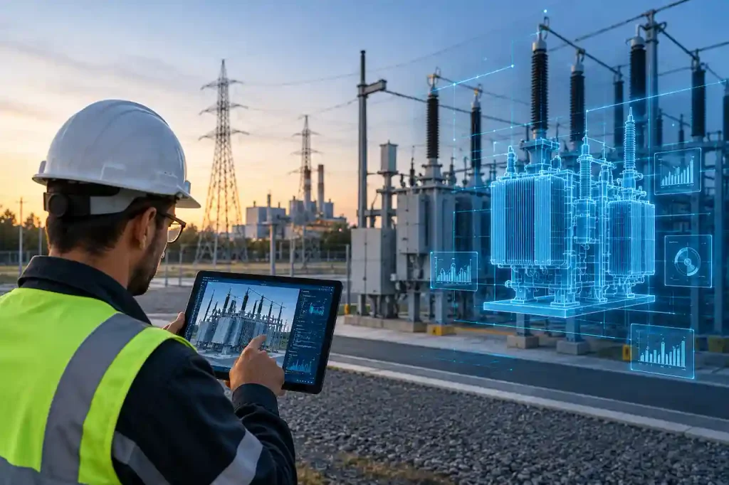 Digital twins power systems substation for asset monitoring